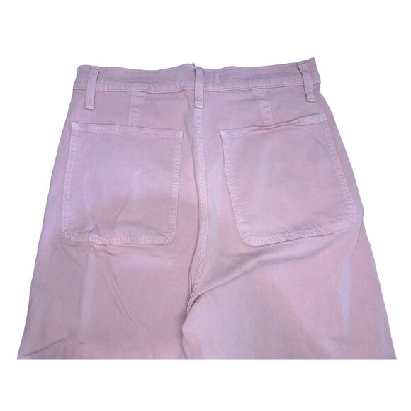 Madewell Wide Leg Jeans Womens 28 Pink High Rise Relaxed High Rise Denim Casual - Picture 15 of 16